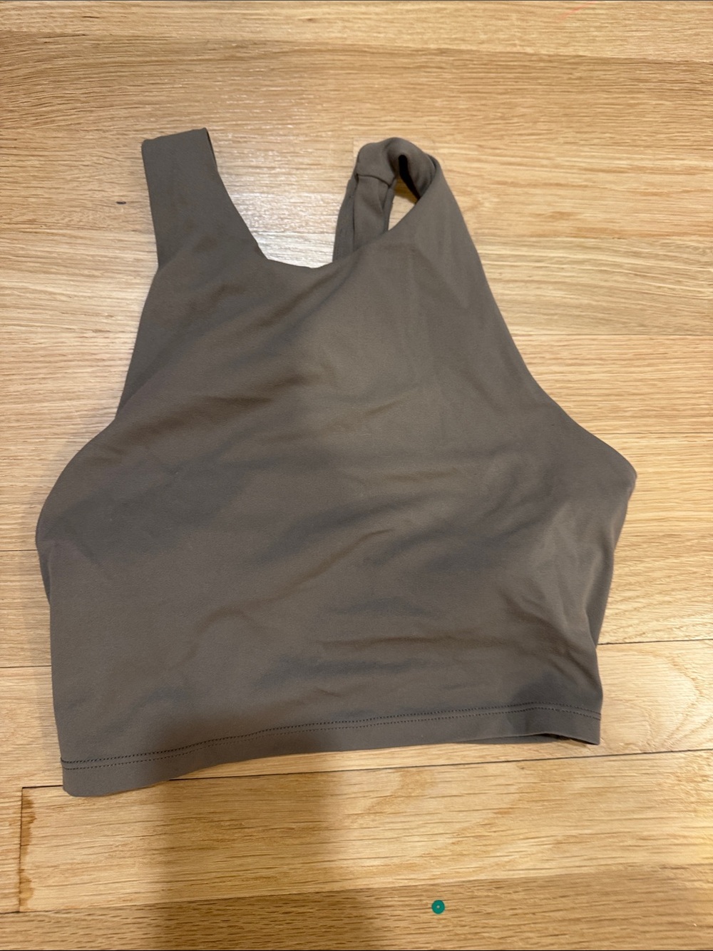 Quince Olive Green High Neck Tank Top